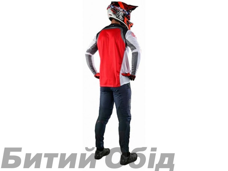 Джерсі TLD Sprint Jersey Fractura [Charcoal Glo Red] 