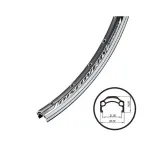 Обод Weinmann DISCOVERY черный с проточкой 28"