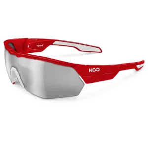 Очки KOO Open Cube Red/Smoke Mirror