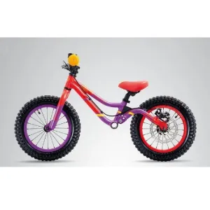 Біговел/велосипед S"COOL pedeX dirt 14" 1sp Purple/Red - 2030