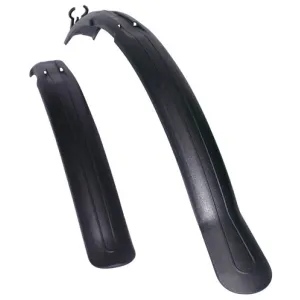 Комплект крил SIMPLA Next SDS 26"-28", коротка скоба заднього кріплення, чорні