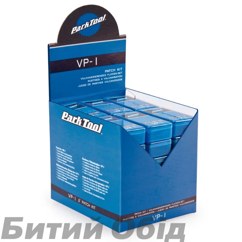 Ремкомплект камер Park Tool VP-1C, бокс 36 компл