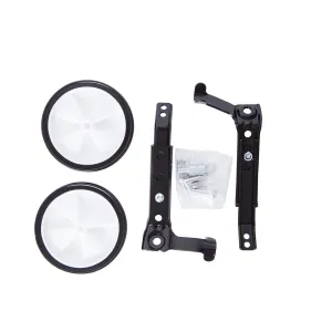 Тренувальні колеса Green Cycle GTW-502, регульовані 16-20'' для багатошвидкісних велосипедів, чорні Тренувальні колеса Green Cycle GTW-502, регульовані 16-20'' для багатошвидкісних велосипедів, чорні