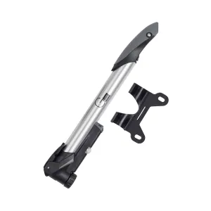 Мининасос Green Cycle GPM-294P Т-ручка, алюминиевый с манометром, двусторонний, 100psi, Presta+Schreder, серебристый Мининасос Green Cycle GPM-294P Т-ручка, алюминиевый с манометром, двусторонний, 100psi, Presta+Schreder, серебристый