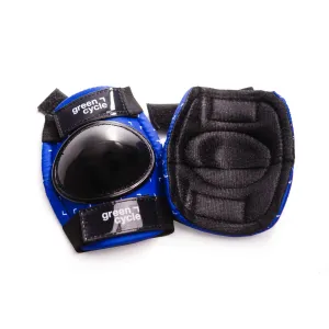 Защита для детей Green Cycle FLASH наколенники, налокотники, перчатки