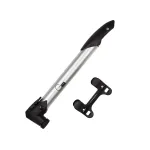 Мининасос Green Cycle GPM-219 алюминиевый, presta+schrader, 120psi, серебро Мининасос Green Cycle GPM-219 алюминиевый, presta+schrader, 120psi, серебро