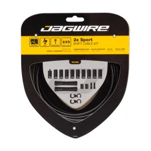 Комплект JAGWIRE 2X Sport Shift Kit UCK302, для перемикачів на дві строни, black