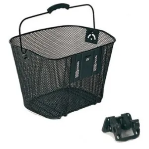 Корзина Bellelli с креплением на руль, металлическая, чёрная Корзина Bellelli с креплением на руль, металлическая, чёрная