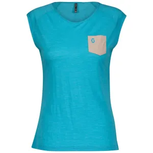 Футболка SCOTT W DEFINED MERINO бирюзовый 