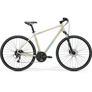 Велосипед MERIDA CROSSWAY 40 SILK CHAMPAGNE(BLUE)