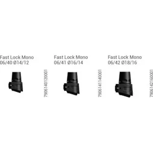 Затискне з'єднання Gabel 06/42 Fast Lock Mono Ø18/16 black