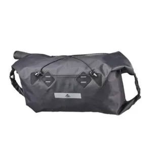 Сумка на руль Merida TRAVEL BAG, BLACK/GREY ONE SIZE, VOLUME: 7.4L, DIA.33.5*L:63.5CM, MATERIAL: 210D RIPSTOP TPU