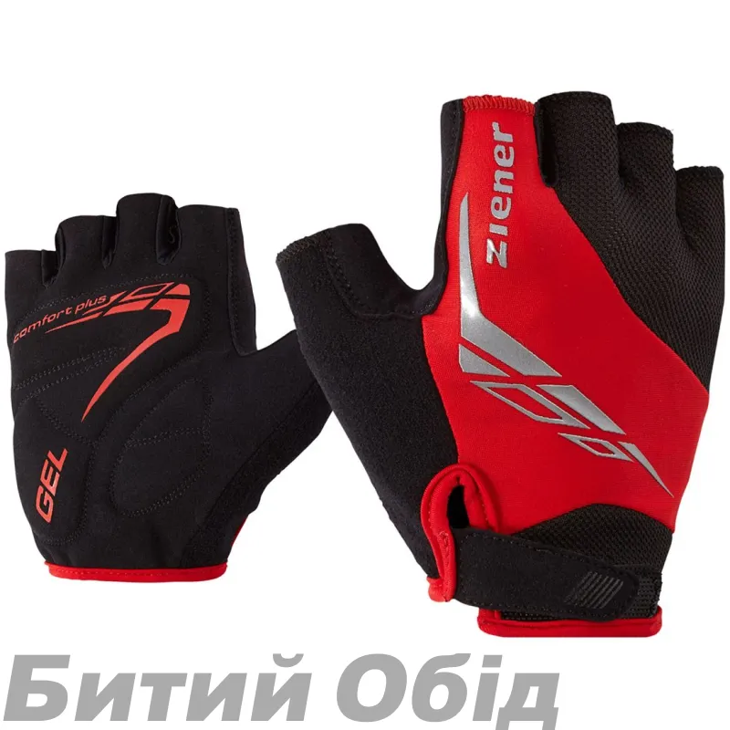 Велорукавички Ziener Ceniz red 