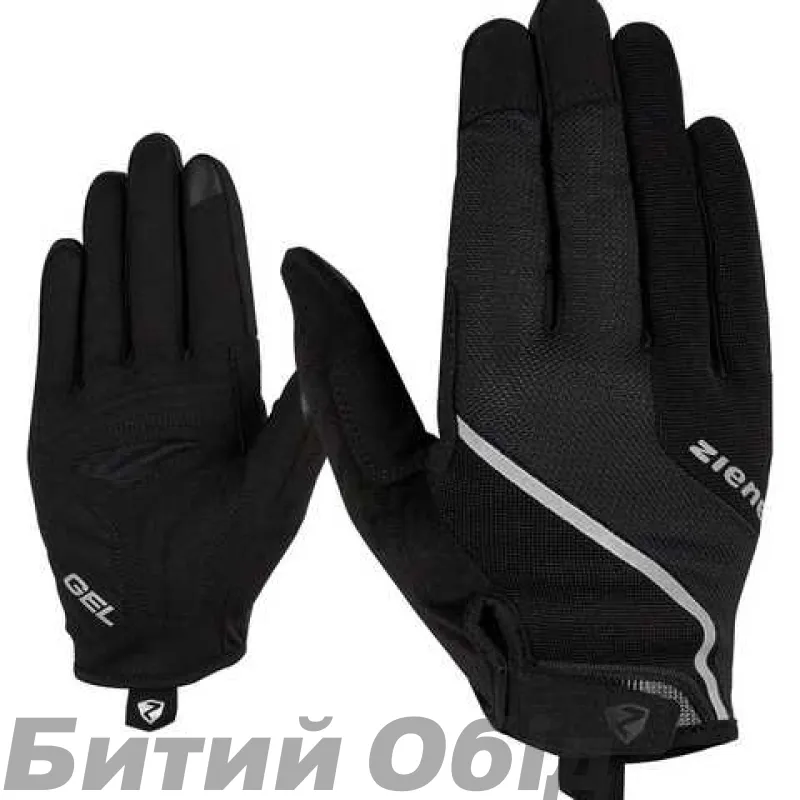 Велорукавички Ziener Clyo Touch Long black