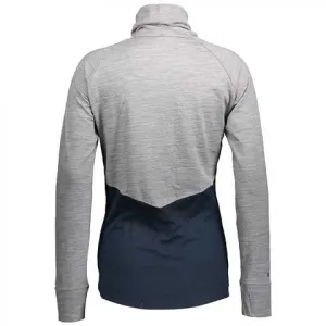 Термомайка SCOTT W DEFINED MERINO light grey melange/dark blue