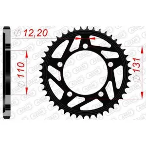Звезда AFAM Steel Sprocket 525 [Black]
