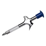 Пистолет для смазки BikeWorkX grease gun silver-blue