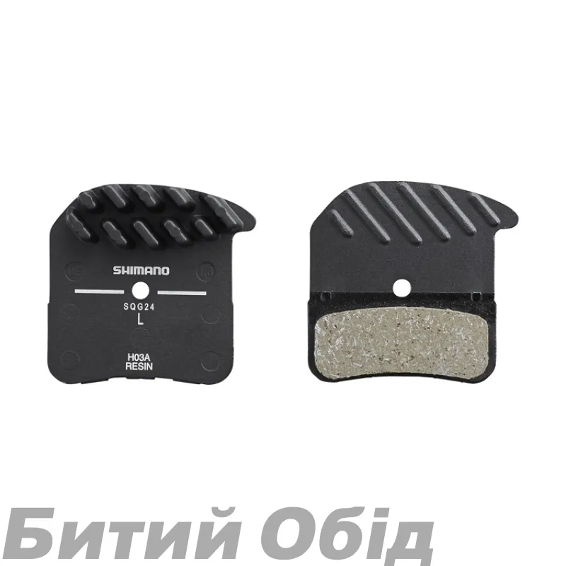 Тормозные колодки Shimano H03A, полимер/resin