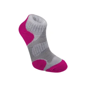 Шкарпетки Bridgedale Coolfusion Multisport Wmns 812 Shade Grey/Raspberry