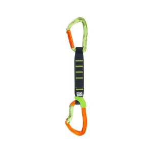 Відтяжка із карабінами Climbing Technology NIMBLE EVO PRO Set NY 17 cm - tapered black sling orange/gr