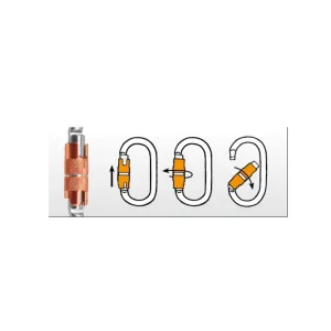 Карабін Rock Empire Carabiner Steel O-KL-2T 