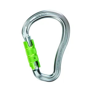 Карабін Climbing Technology AXIS HMS TG big size, tri-lock gate (grey anodized - green screw)