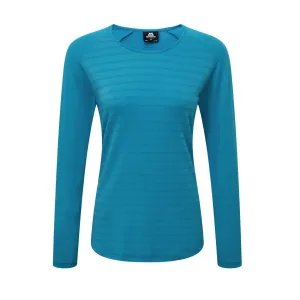 Футболка Mountain Equipment Redline Wmns LS Tee, Blue stripe/D Blue 