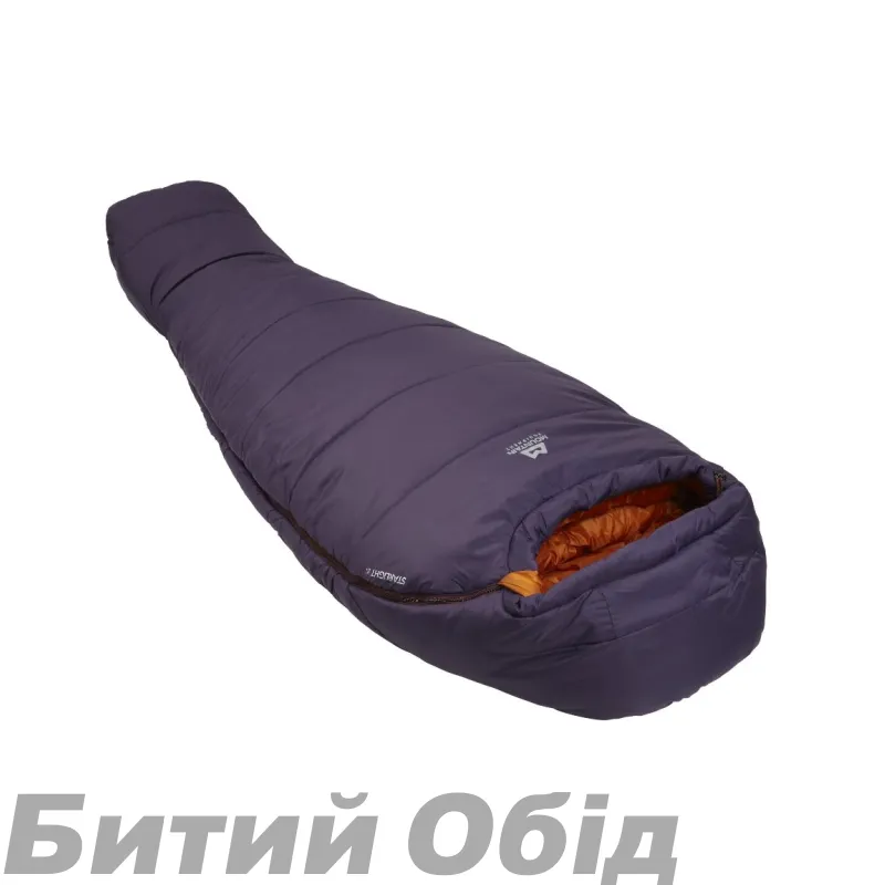 Спальник Mountain Equipment Starlight III Wmns Long LZ Aubergine / Blaze