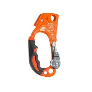 Жумар правый c роликом Climbing Technology QUICK Roll Ascender W/PULLEY Right orange
