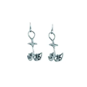 Сережки Rock Empire Earrings: Antiqued Silver Cams Ag 925