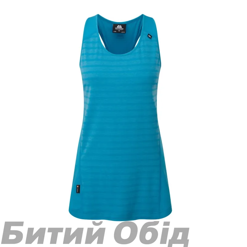 Майка Mountain Equipment Groundup Wmns Vest, Blue stripe/D Blue 