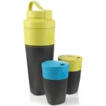 Набор стаканов Light My Fire Pack-up-Drink Kit, Lime/Cyan Blue Набор стаканов Light My Fire Pack-up-Drink Kit, Lime/Cyan Blue
