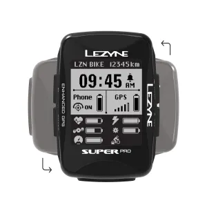 Велокомпьютер Lezyne SUPER PRO GPS SMART LOADED KTV Pro Smart Rear