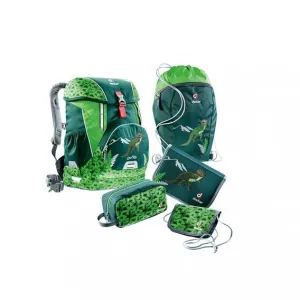 Набор Deuter OneTwoSet - Sneaker Bag цвет 2018 forest dino (3830116 OneTwo; 3890115 Sneaker Bag; 3890215 Chest Wallet; 3890416 Pencil Pouch; 2890315 Pencil box)