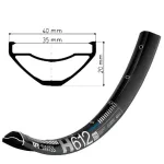 Обод DT Swiss H 612 27.5"