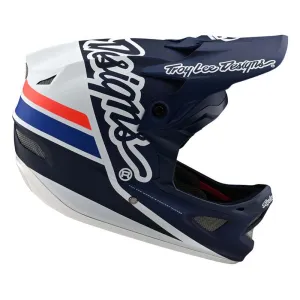 Вело шолом TLD D3 Fiberlite [Silhouette navy/White]