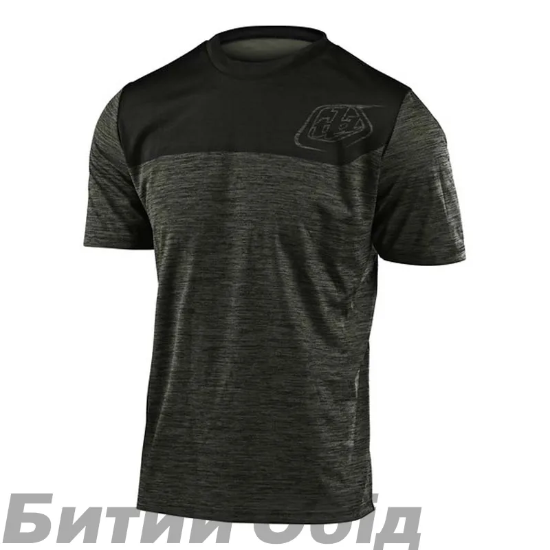Джерсі TLD Flowline S/S Jersey [Shield Heather Green/Black]