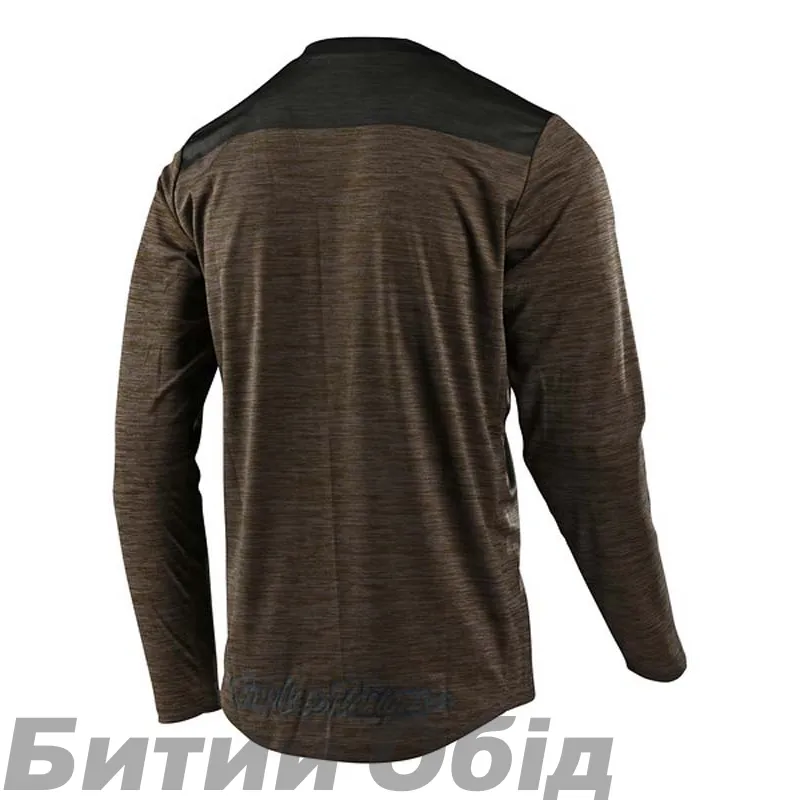 Джерсі TLD Flowline L/S Jersey [Shield Heather Walnut/Charcoal]
