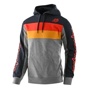 Худі TLD Block Signature PO Hoodie [Gray Heather/Orange] 