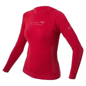 Блуза FJORD NANSEN MERINO LONGSLEEVE WOMEN red