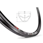 Обод Mach1 FZR XC 27,5 "DISC 32отв., ETR, черный