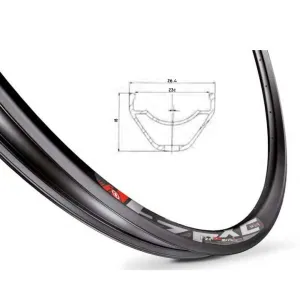 Обод Mach1 FZR XC 27,5 "DISC 32отв., ETR, черный