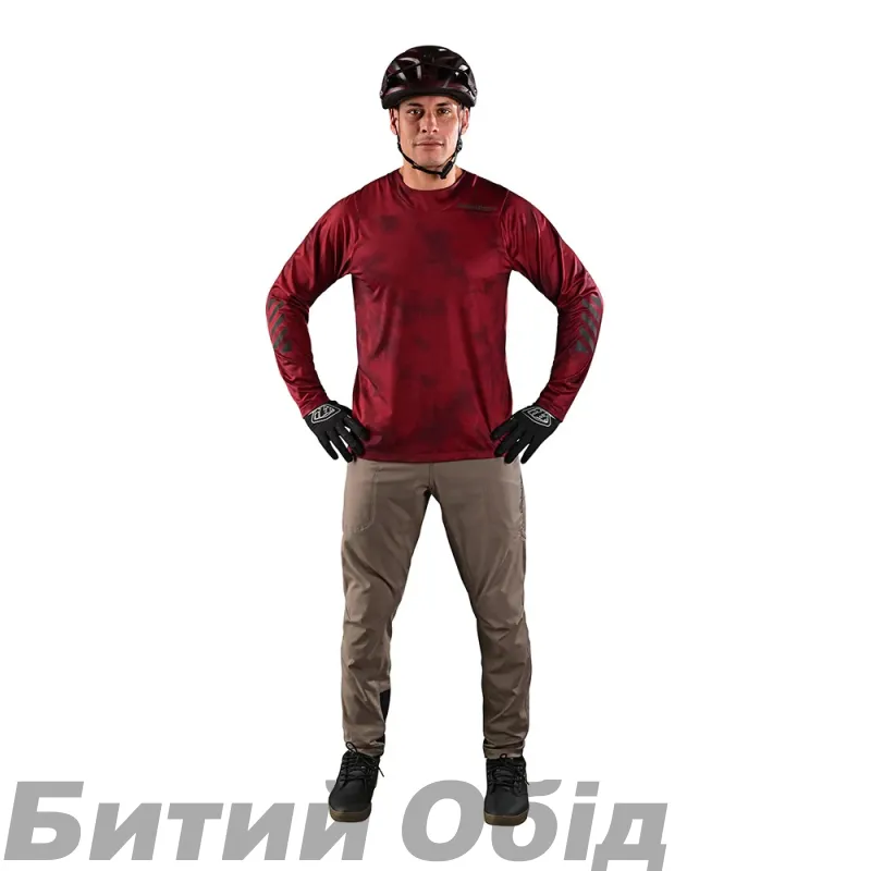 Джерсі TLD SKYLINE LS CHILL JERSEY [TIE DYE WINE] 