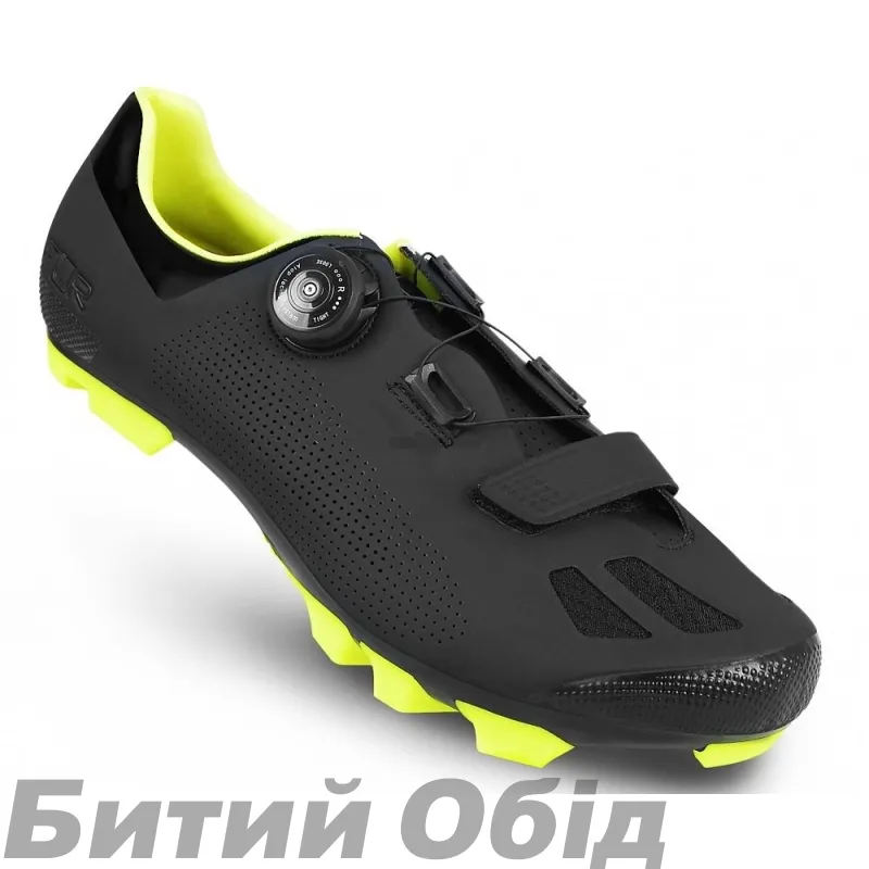 Велосипедні туфлі МТБ FLR F-70 чорн/неон жовт