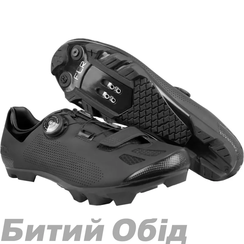 Велосипедні туфлі МТБ FLR F-70 чорн/неон жовт