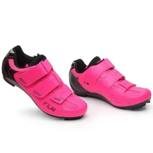 Велосипедные туфли шоссе FLR F-35 неон розовые