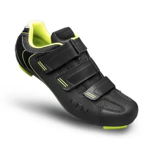 Велосипедні туфлі шосе FLR F-35 чорн/неон жовт