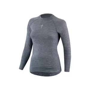 Термокофта Specialized SEAMLESS MERINO UNDERWEAR LS WMN GRY 
