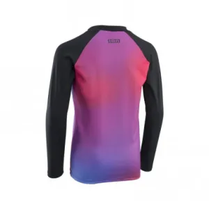 Гидромайка лайкра ION Rashguard Capture LS girls pink-gradient