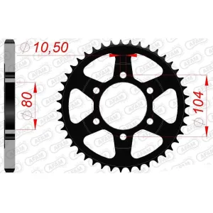 Звезда AFAM Steel Sprocket 525 [Black]